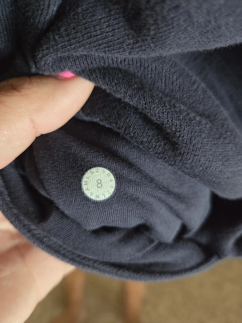 Lululemon Scuba Hoodie Light Cotton Fleece (Floral Flock) In Midnight Navy